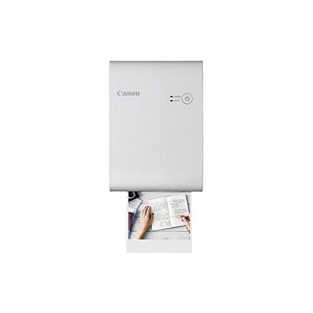 Canon SELPHY QX10 Imprimante Photo Carrée Portable pour iPhone Ou Android, Blanc