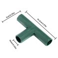 thumbnail image 2 of Hbdhejl Plastic Connectors For Greenhouse 3 Way 4 Way And 5 Way Joints With Sturdy Support Poles Gardening Accessory Kit 5Pc Set, 2 of 3