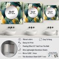 thumbnail image 4 of Designart "Lush Rainforest Rhythms I" 0 Square Mirror For Wall Decor - Large Beige Square Mirror Printed Wall Decor - Tropical Square Living Room Mirror, 4 of 5