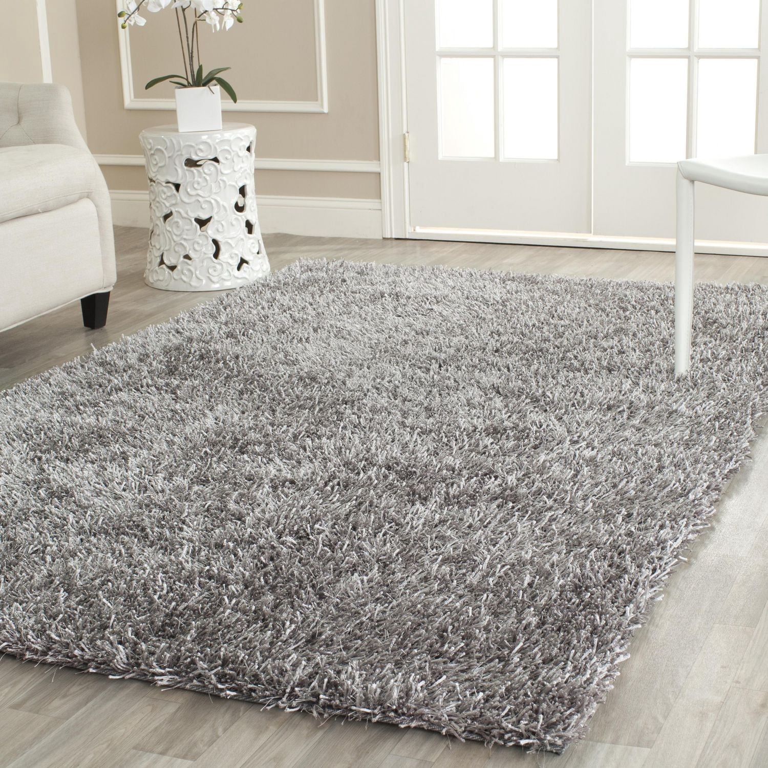Safavieh New Orleans Darius Tapis Peluche Solide Shag