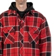 thumbnail image 3 of Workload Men's Hooded Flannel Jacket, 3 of 6