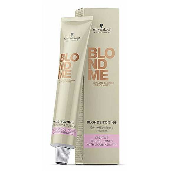 Schwarzkopf BlondMe Crème Colorante Tonifiante pour Cheveux Blonde Sable 2.11 oz
