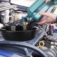thumbnail image 4 of HEALEEP Oil Drain Tray 2Pcs Black Plastic For Car Maintenance Spill Prevention, 4 of 8