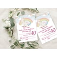 thumbnail image 4 of Darling Souvenir Blue Birthday Invitation Card 28 Pcs Fill or Write In Blank Invites Printable Party Supplies 5 x 7 Inches, 4 of 5
