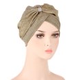 thumbnail image 1 of Turban Musulman pour Femmes, Bonnet Nœud, Foulard pour Cheveux, Couvre-Chef, Enveloppe, 1 of 3