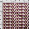 thumbnail image 2 of oneOone Silk Tabby Fabric Geometric Ikat Print Fabric By Yard 42 Inch Wide, 2 of 4