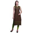 thumbnail image 1 of Bimba Kurti Droite Imprimée pour Femmes Sans Manches Tenue d'Été Kurta Tunique X-Small, 1 of 1