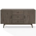 thumbnail image 4 of Crosley Buffet Latéral Lucas en Bois, Style Mi-Siècle Moderne, Gris, 4 of 16