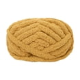 thumbnail image 1 of Luzkey Chunky Wool Yarn Jumbo Yarn Washable Hand Knitting DIY Weight Yarn Bulky Yarn for Tapestry Bed Fence Throw Rug Making Ginger Yellow, 1 of 8