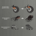 thumbnail image 2 of Kukirin G4 Electric Scooter Adult & Teens, 70km/h Speed, 75km Range 2000W Motor, Touch LED Screen Dual Suspension, 2 of 9