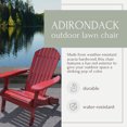 thumbnail image 2 of Northbeam Chaise Longue Pliante en Bois pour Terrasse, Rouge, 2 of 8