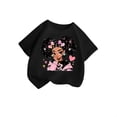 thumbnail image 2 of Zecgelong T-Shirt d'Été à Col Rond pour Filles, Imprimé de Dessins Animés, Décontracté, Ample, à Manches Courtes, T-Shirt Graphique pour Filles, Taille 6-8 Ans, 2 of 4