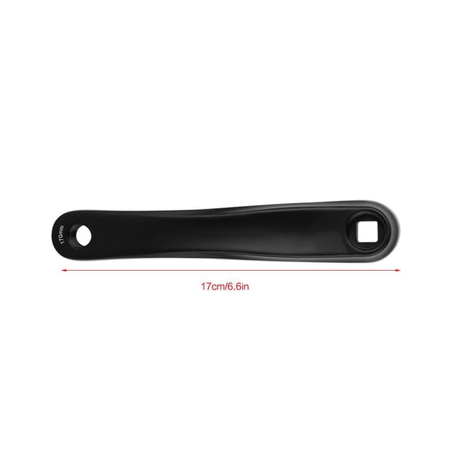 Herwey Left Single Chain Crank Arm, Aluminum Alloy Bike Crank Arm, 4 Options Deformation Resistance High Strength Colorfast Stylish For Many Bike Models Bike Repair