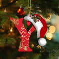 thumbnail image 4 of LSLJS 26 Letters Christmas Tree Decoration Pendant Christmas Tree Ornaments Personalized DIY Christmas Ornaments Christmas Decorations Xmas Tree Hanging Decor, 4 of 5