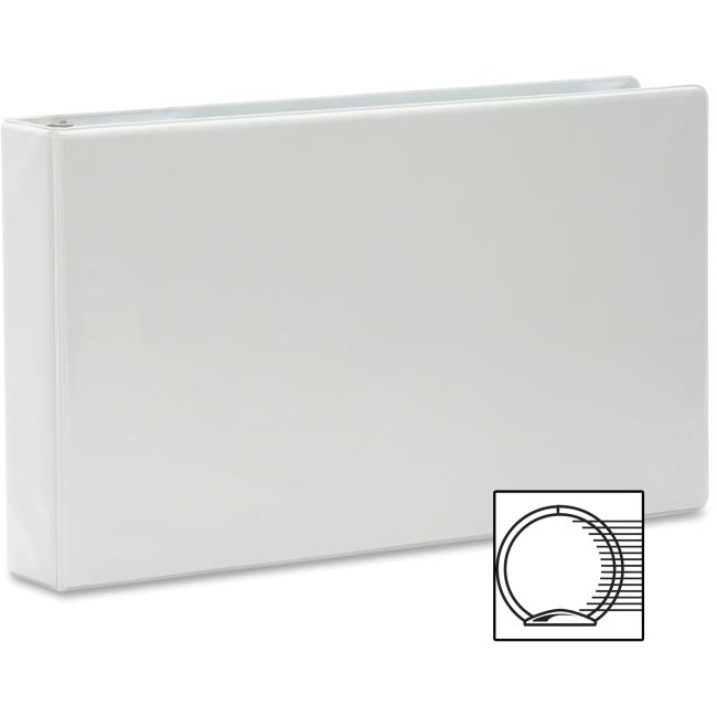 Bus. Source Tabloid-size White Reference Binder