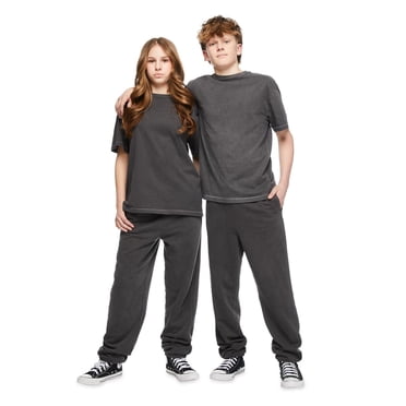 T-shirt délavé à manches courtes avec encolure ras du cou Jackson pour garçons