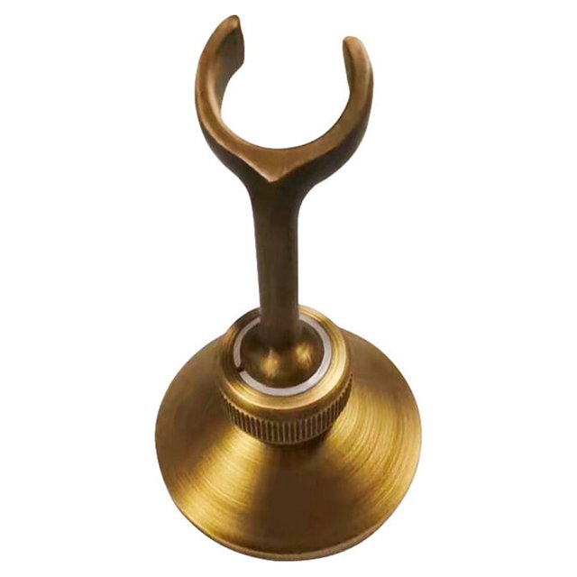 Langgg Rétro Salle de Bain Pommeau de Douche Portable Robinet Pulvérisateur Haute Pression Résistant à l'Usure Douchettes Support Support de Douche