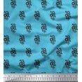 thumbnail image 1 of Soimoi Poly Georgette Fabric Dot & Floral Artistic Decor Fabric Printed Yard 52 Inch Wide, 1 of 5