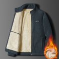 thumbnail image 1 of LOVZFMLL Jackets for Men's Padded Thickened Shaker Fleece Collar Fall And Winter Jacket Coat, 1 of 5