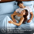 thumbnail image 4 of Bare Home Pillowcase Set - Premium 1800 Collection - Double Brushed - Ultra Soft - Standard Size, Light Blue, 2 Count, 4 of 7