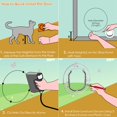thumbnail image 4 of FAGINEY Puppy Doors, Weather-resistant Cat Flap Door, 4 Way Locking, Small Dog For Cat, 4 of 8