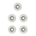 thumbnail image 2 of Youkk 2pieces Silent Grip Enhanced And Widened Support - Inline Roller Skate Wheel For Professional white 76mm 5Set, 2 of 6