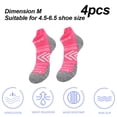 thumbnail image 2 of Ankle Compression Sock for Men and Women4 Pairs, Low Cut Compression Running Sock with Ankle Support, 2 of 6