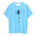thumbnail image 4 of Haut Fille Chemise Banane Filles Mode Enfants Décontracté Imprimé Col Rond Ample Manches Courtes T-Shirt Haut, 4 of 4