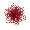 thumbnail image 1 of Binwennn Hollow Gold Powder Christmas Flowers Christmas Wreath Rattan DIY Decoration Christmas Flowers Christmas Tree Accessories Forget Not Flowers Flowers for Outdoors, 1 of 7