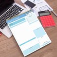 thumbnail image 2 of To Do List Notepad 52 Sheets Undated Daily Task Planner Notebook with PVC Clear Front Cover and Page Tabs for School or Office Organization, 2 of 3