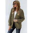 thumbnail image 2 of Cardigans en Tricot Épais à Manches Longues pour Femmes, Ouverts à l'Avant, Coupe Ample, Manteaux, 2 of 5