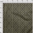 thumbnail image 2 of oneOone Polyester Lycra Fabric Ethnic Geometric Flame Stitch Print Fabric By Yard 56 Inch Wide, 2 of 4
