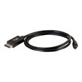 thumbnail image 1 of C2G 3ft 4K Mini DisplayPort to DisplayPort Cable - 4K 30Hz - Black - M/M - DisplayPort cable - DisplayPort (M) to Mini DisplayPort (M) - 3 ft - black, 1 of 4
