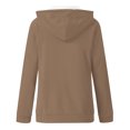 thumbnail image 4 of Timegard Sweatshirts for Women Drawstring Hoodies Pullover Top Fall Casual Loose Cardigan with Pockets, 4 of 4