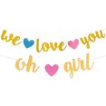 thumbnail image 2 of fastboy 1pcs Set 16.4ft Gold Paper Card Congratulations Banner For Christening & Baptism Custom Banner Banners Customize Letter Banner TYPE4 NO4, 2 of 6