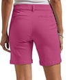 thumbnail image 4 of Shorts pour Femmes Liquidation Grande Taille Shorts en Sergé Extensible pour Femmes Taille Fine à Enfiler Coupe Régulière Shorts de Randonnée Été Décontractés avec Poches en Liquidation, 4 of 9