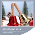 thumbnail image 3 of Chok2pcs Super Loud Christmas Hand Bells Lovely Service Hand Bells Party Props, 3 of 10