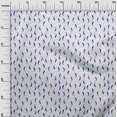 thumbnail image 3 of oneOone Velvet Purple Fabric Ocean Fish Sewing Material Print Fabric By The Yard 58 Inch Wide, 3 of 4