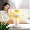 thumbnail image 2 of Humidifiers Large Room,Led Lights for Room Portable Humidifier with Led Night Light, Aroma Diffuser Ambient Light Large Capacity Home Use, 3 Light Modes, 1000Ml Capacity Silent, 2 of 9