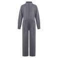 thumbnail image 3 of Runhomal Combinaison de Vol à Fermeture Éclair pour Filles Enfants Combinaison Décontractée Gris 12, 3 of 6
