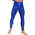 thumbnail image 1 of Kvysinly Men's Compression Long Pants Gym Workout Tights Trousers Seamless Quick Dry Base Layer Leggings Blue XXL, 1 of 6