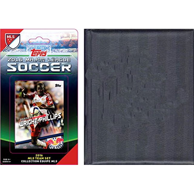C&I Collectables NYRB16 MLS New York Red Bulls Licensed 2016 Topps Team Set and Storage Album