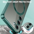 thumbnail image 2 of Supershield Samsung Galaxy S23 Ultra Étui Collection MagSafe Pare-Chocs Hybride Protecteur Étui de Téléphone Design Mince, Fini Mat - Vert, 2 of 3