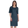thumbnail image 1 of Inkmeso Robe T-Shirt pour Femmes à Manches au Coude, Coupe Régulière, avec Poches avant, 1 of 8