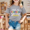 thumbnail image 2 of TZEWGL T-Shirts pour Nouveau-Né Rentrée Scolaire Imprimé Manches Courtes Col Ras du Cou Vêtements pour Infnants Taille 12-14T, 2 of 4
