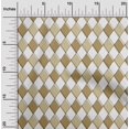 thumbnail image 2 of oneOone Rayon Light Brown Fabric Argyle Craft Projects Decor Fabric Printed By The Yard 56 Inch Wide, 2 of 4