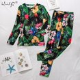 thumbnail image 2 of REDHOTYPE Nouveau Pyjama pour Femme à Fleurs Pyjama à Manches Longues Ample Doux Col Rond Grande Taille Pyjama Décontracté pour Femme Tenue d'Intérieur, 2 of 5