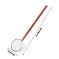 thumbnail image 3 of JZCHUNTOY High Borosilicate Glass Soup Spoon, High Temperature Resistant Hot Oil Ladle, Open Flame Heating Safe, Durable Food Grade Spoon for Kitchen, Cooking, Frying, Stirring Use, 3 of 5