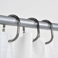 thumbnail image 4 of Anneaux de Rideau de Douche Gris Clair - Ensemble de 12, 4 of 5