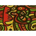 thumbnail image 1 of Ahgly Tapis Rectangulaire Lavable en Machine Intérieur Transitionnel Jaune Foncé Vert, 7 Pieds x 10 Pieds, 1 of 7